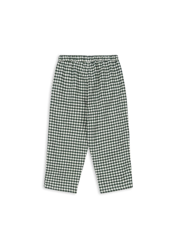 Konges Sløjd - Foret Pants Gots Ks104195 - Green Check Bukser 