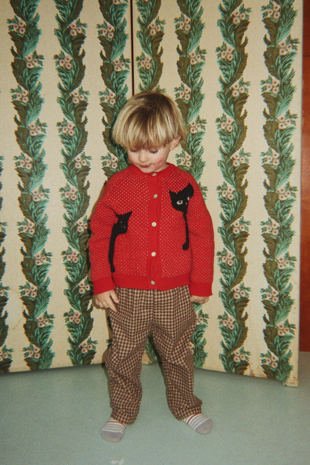 Konges Sløjd - Foret Pants Gots Ks106475 - Chocolate Check Bukser 