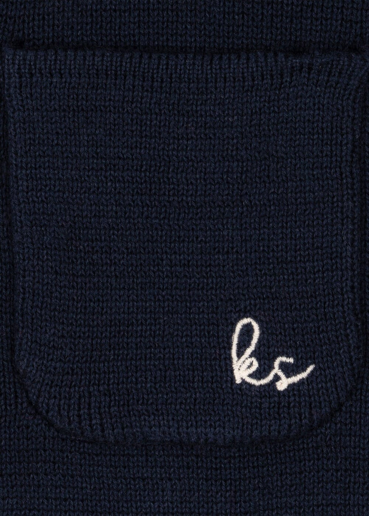 Konges Sløjd - Gabriel Knitted Blazer Gots Ks107791 - Dark Navy Blazere 