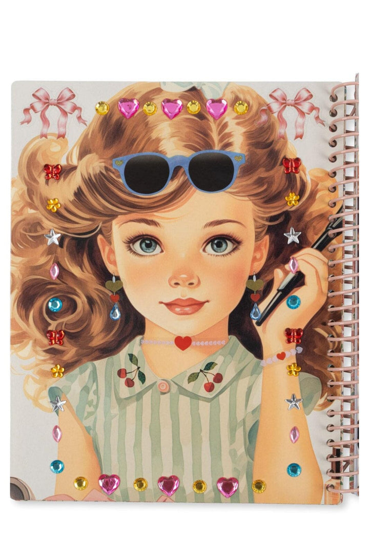 Konges Sløjd - Glam Me Up Sticker Book Fsc Ks102869 - Blush