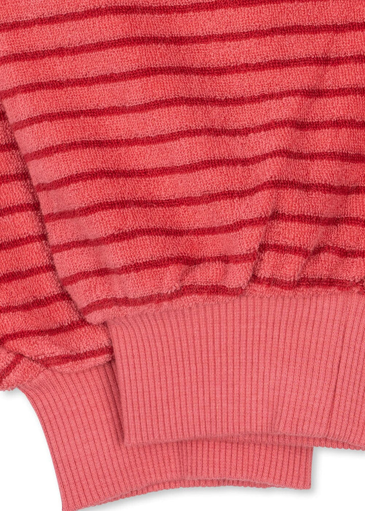 Konges Sløjd - Itty Sweat Pants Gots Ks106044 - Cardinal Rose Stripe