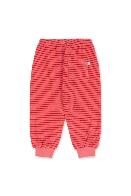 Konges Sløjd - Itty Sweat Pants Gots Ks106044 - Cardinal Rose Stripe