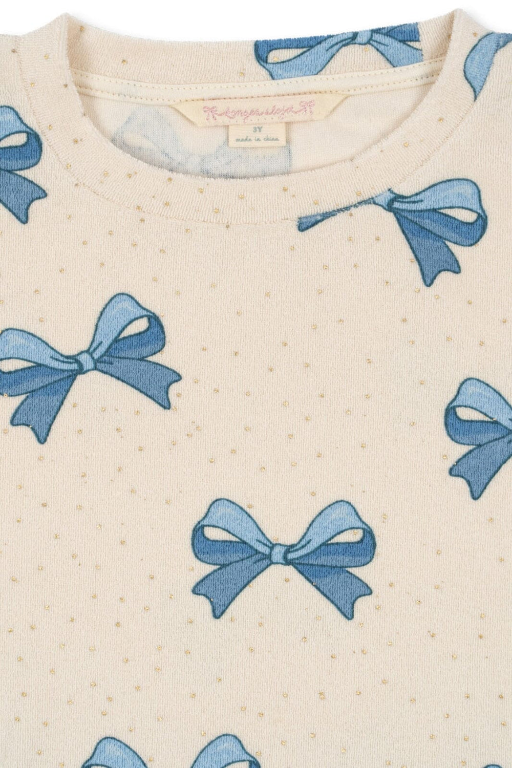 Konges Sløjd - Itty Sweat Shirt Gots Ks102598 - Bowie Blue Gold