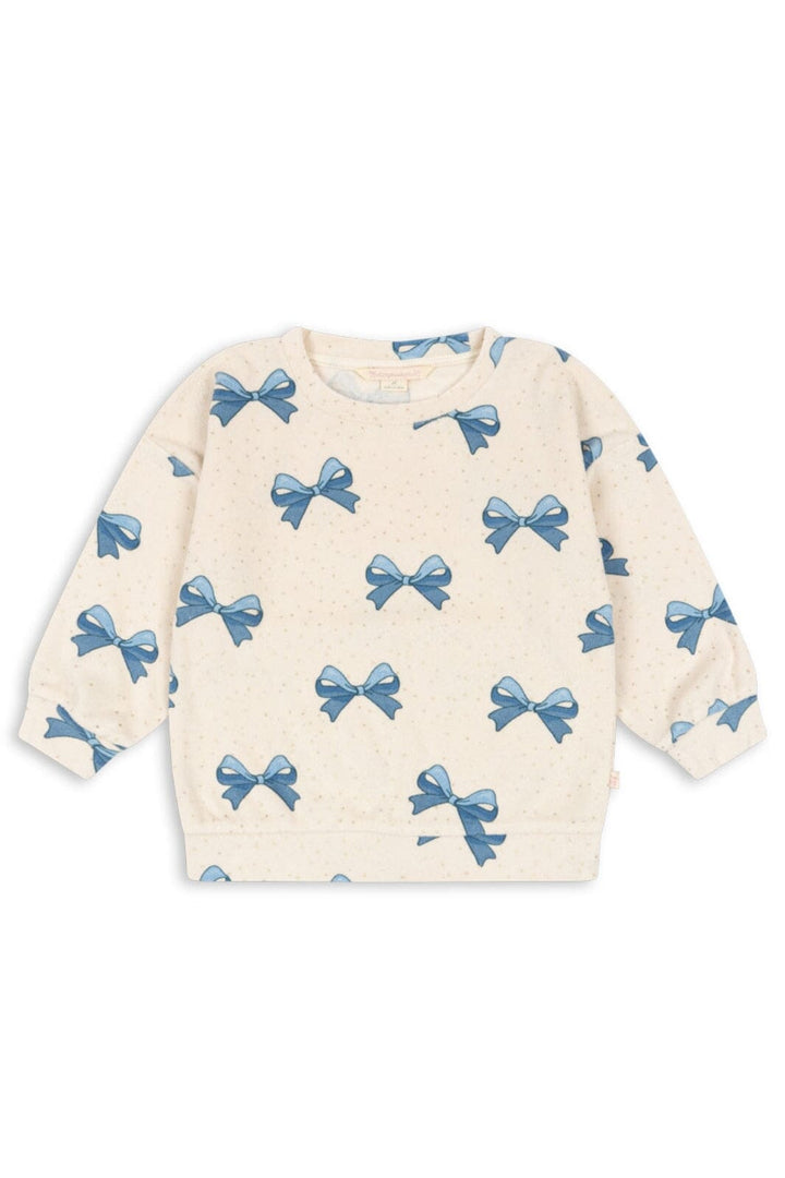 Konges Sløjd - Itty Sweat Shirt Gots Ks102598 - Bowie Blue Gold