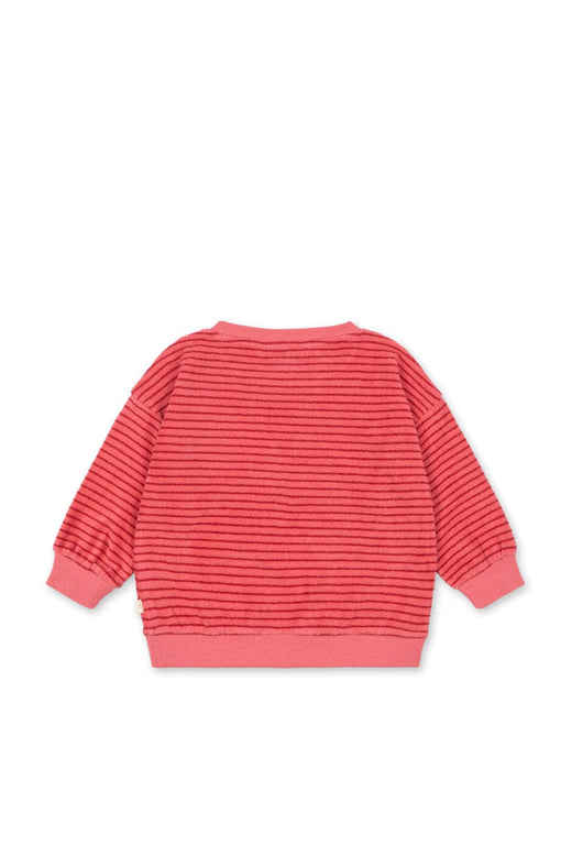Konges Sløjd - Itty Sweat Shirt Gots Ks106045 - Cardinal Rose Stripe
