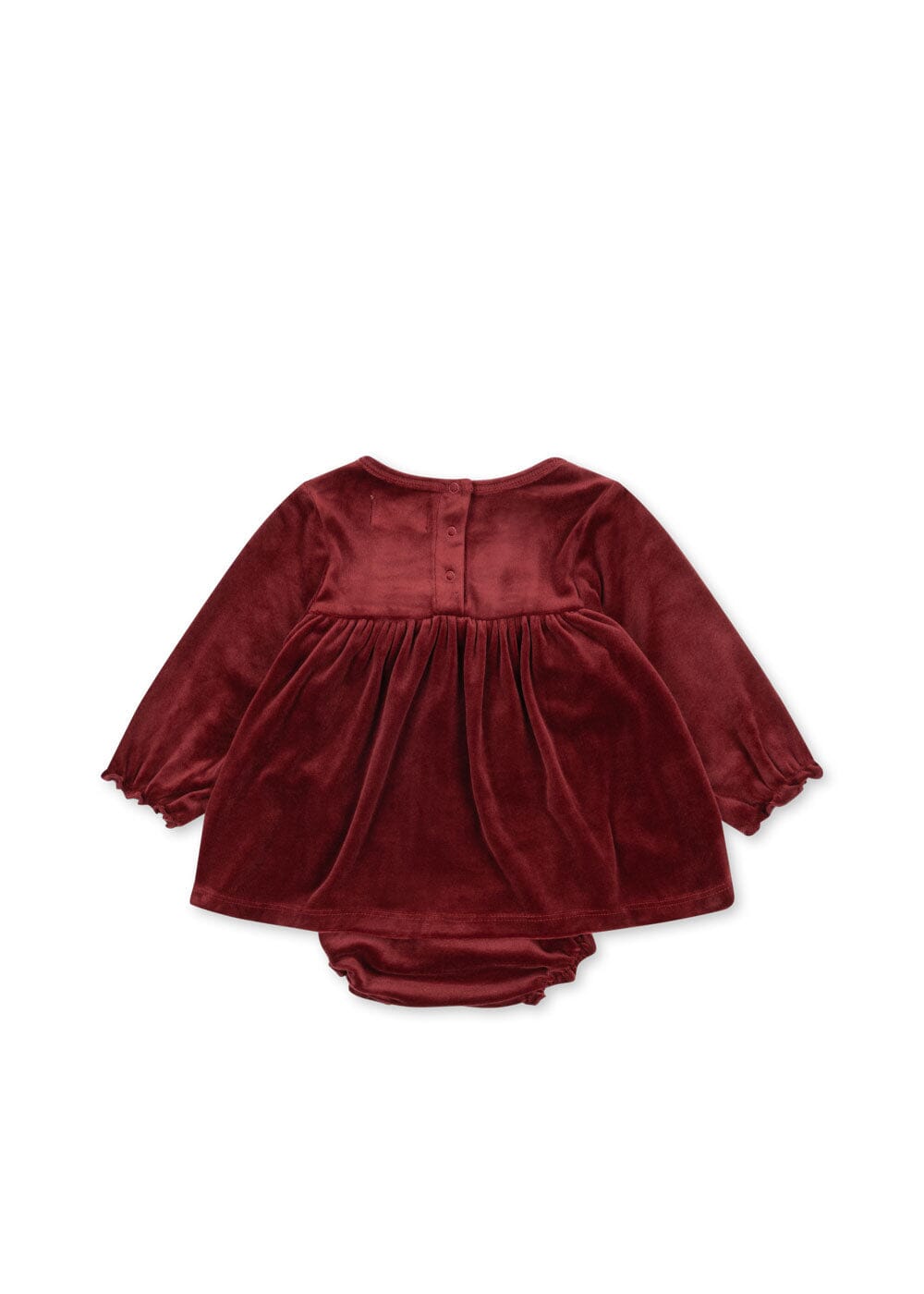 Konges Sløjd - Jingle Romper Dress Grs Ks101998 - Red Dahlia Kjoler 