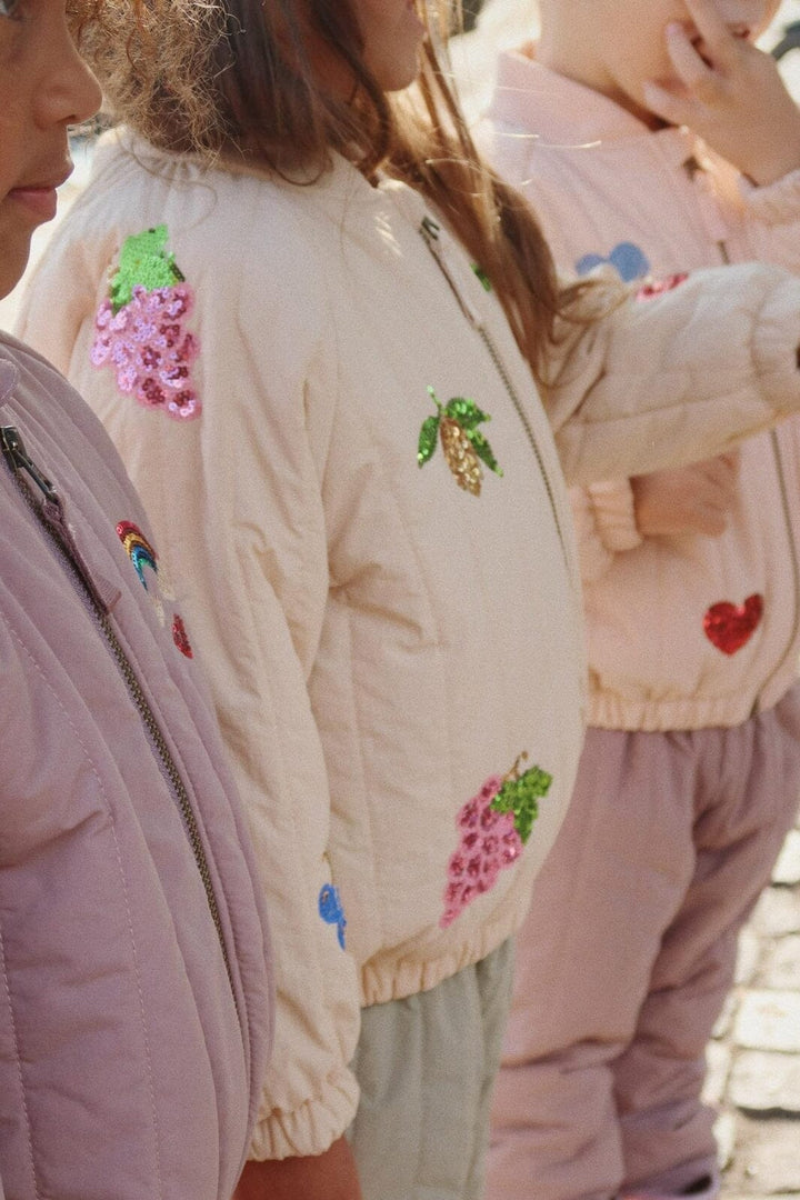 Konges Sløjd - Juno Sequin Bomber Jacket Ks103490 - Frappé