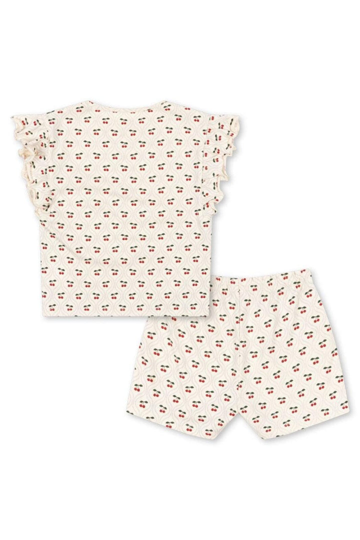 Konges Sløjd - Lin Frill Set Gots Ks103199 - Cherry Motif