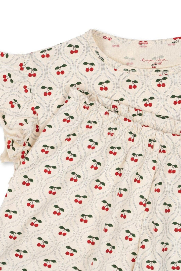 Konges Sløjd - Lin Frill Set Gots Ks103199 - Cherry Motif