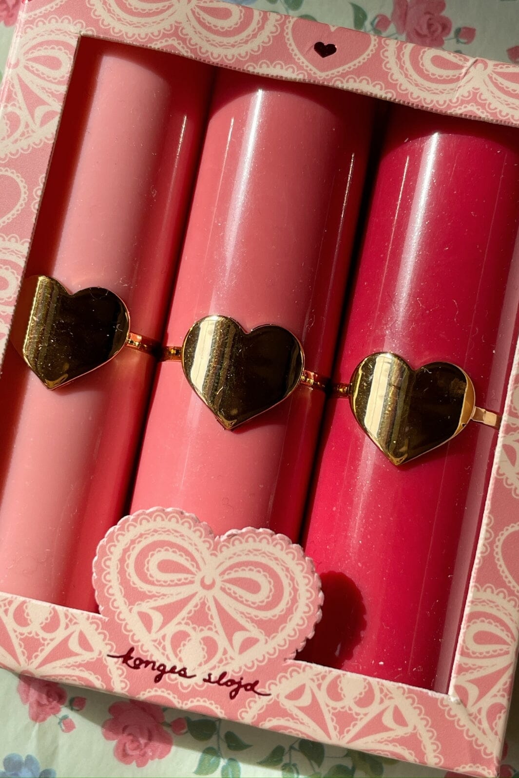 Konges Sløjd - Lip Balm Set 3 Pcs Ks102341 - Multi Læbepleje 