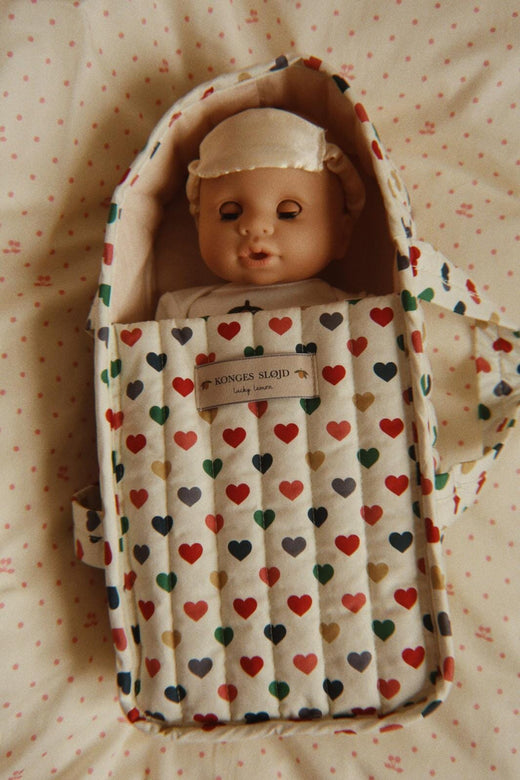 Konges Sløjd - Lola Baby Doll Set Ks106375 - Coeur Coloré Legetøj 