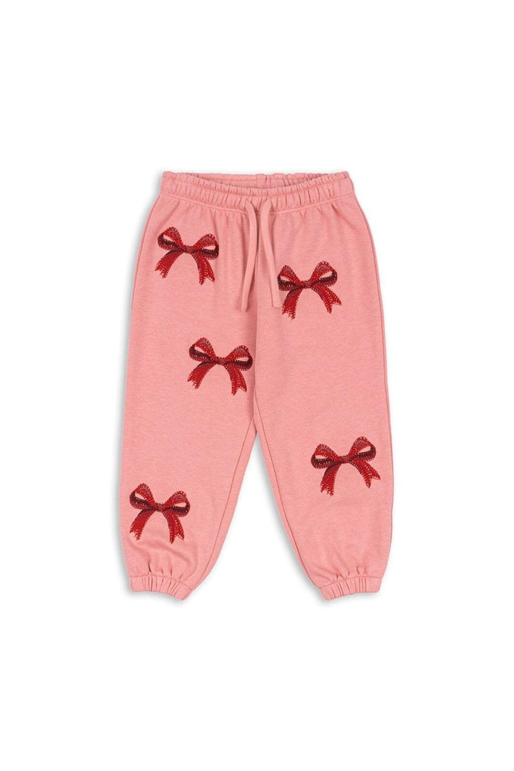 Konges Sløjd - Lou Bow Sweat Pants Ocs Ks104342 - Strawberry Ice Sweatpants 