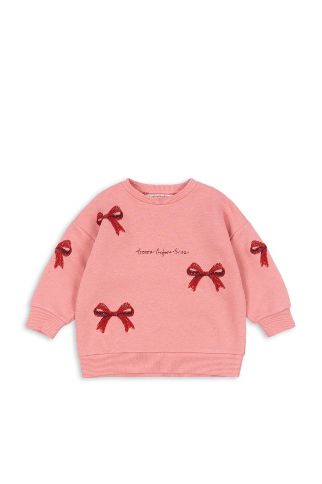 Konges Sløjd - Lou Bow Sweat Shirt Ocs Ks104343 - Strawberry Ice Sweatshirts 