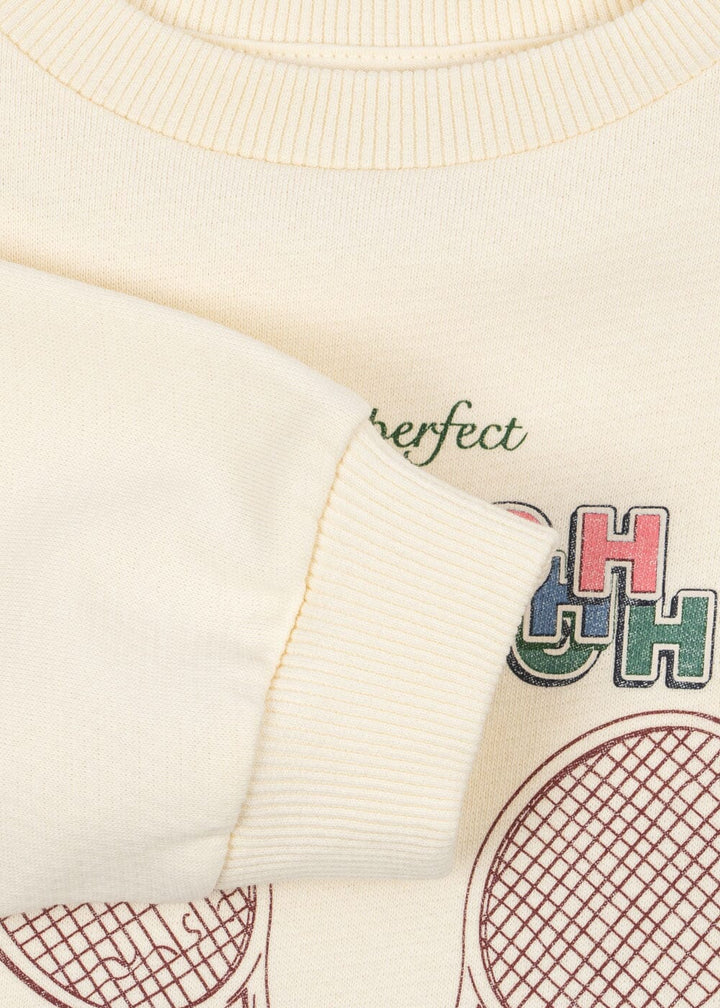 Konges Sløjd - Loupy Lou Sweat Shirt Ocs Ks104951 - Buttercream Sweatshirts 