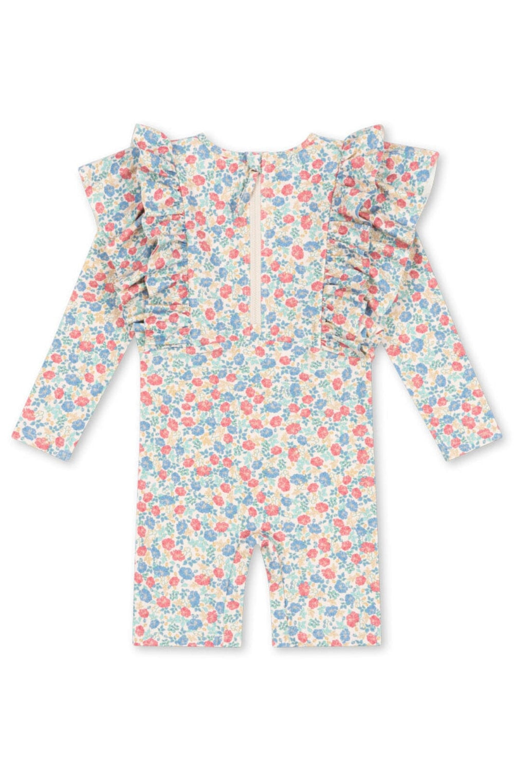 Konges Sløjd - Manuca Frill Onesie Grs Ks102511 - Fiola