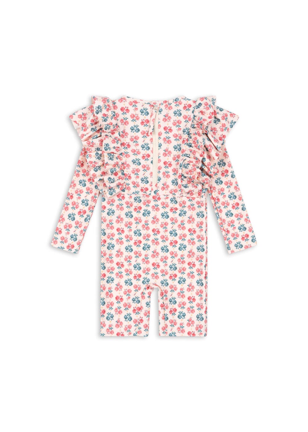 Konges Sløjd - Manuca Frill Onesie Grs Ks104986 - Lumina Rose Bodystockings 