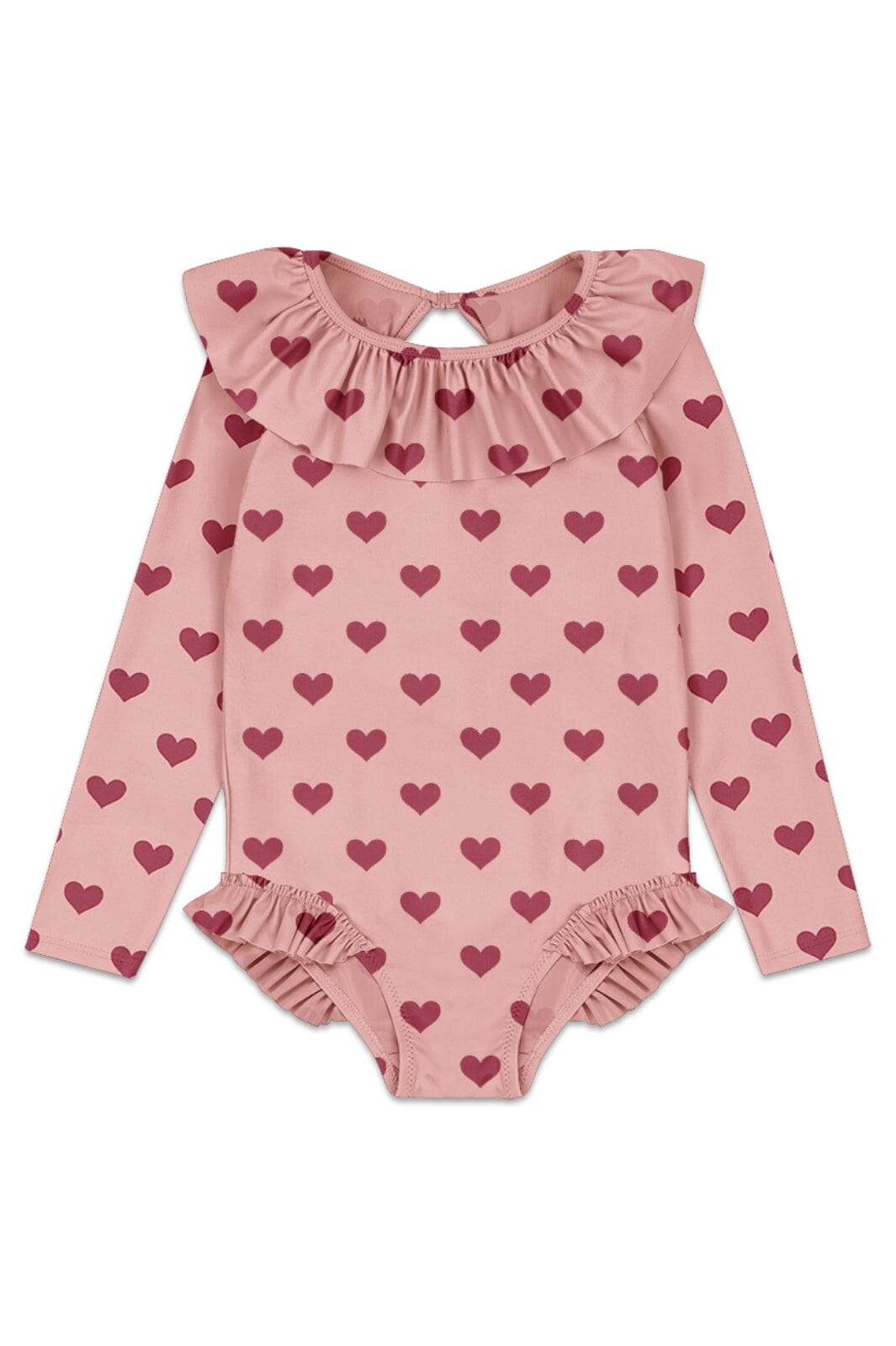Konges Sløjd - Manuca Ls Swimsuit Grs Ks103263 - Amour Pink