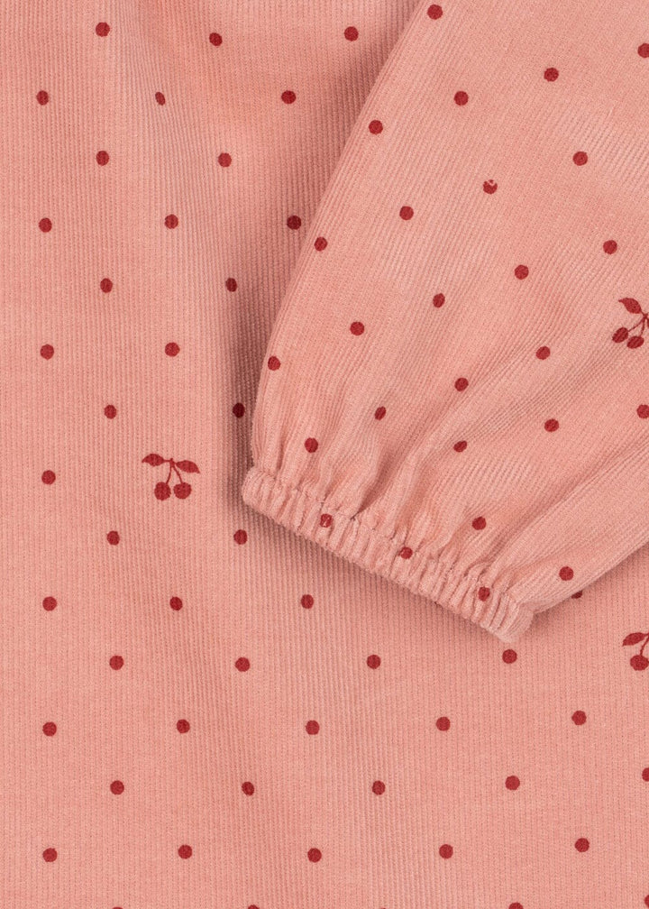 Konges Sløjd - Marlo Dress Gots Ks106146 - Cherry Dot Scarlet