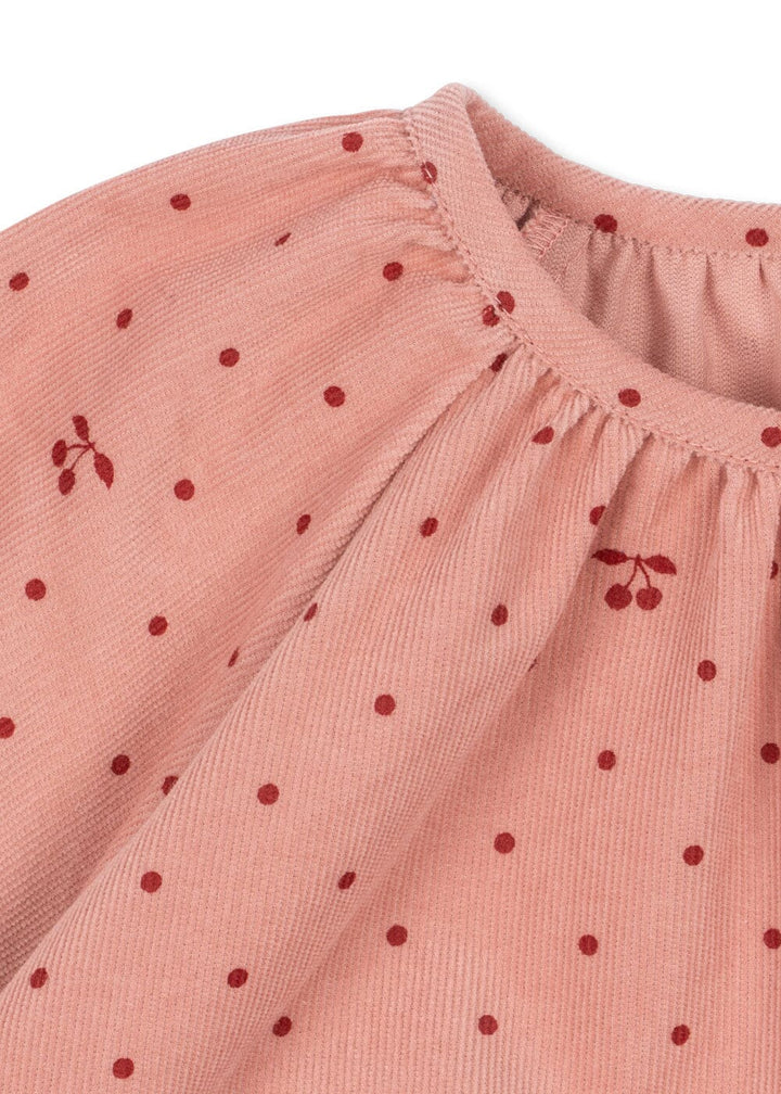 Konges Sløjd - Marlo Dress Gots Ks106146 - Cherry Dot Scarlet