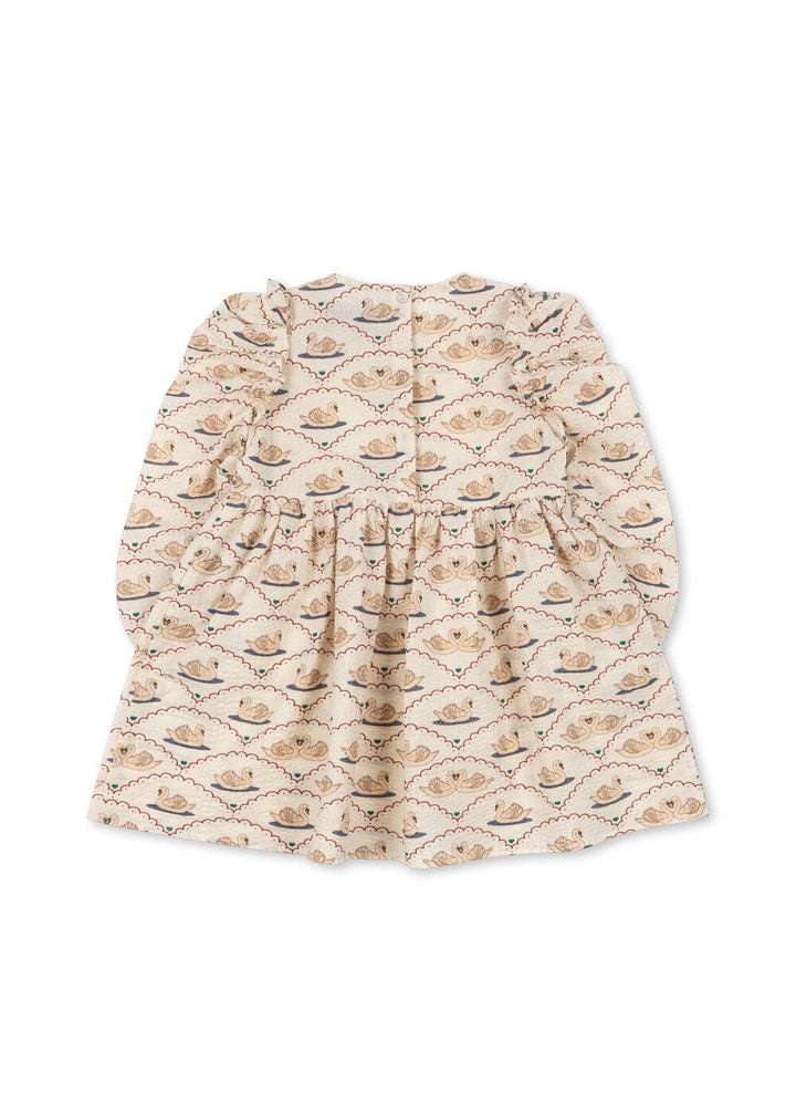 Konges Sløjd - Noel Dress Gots Ks107622 - Swan