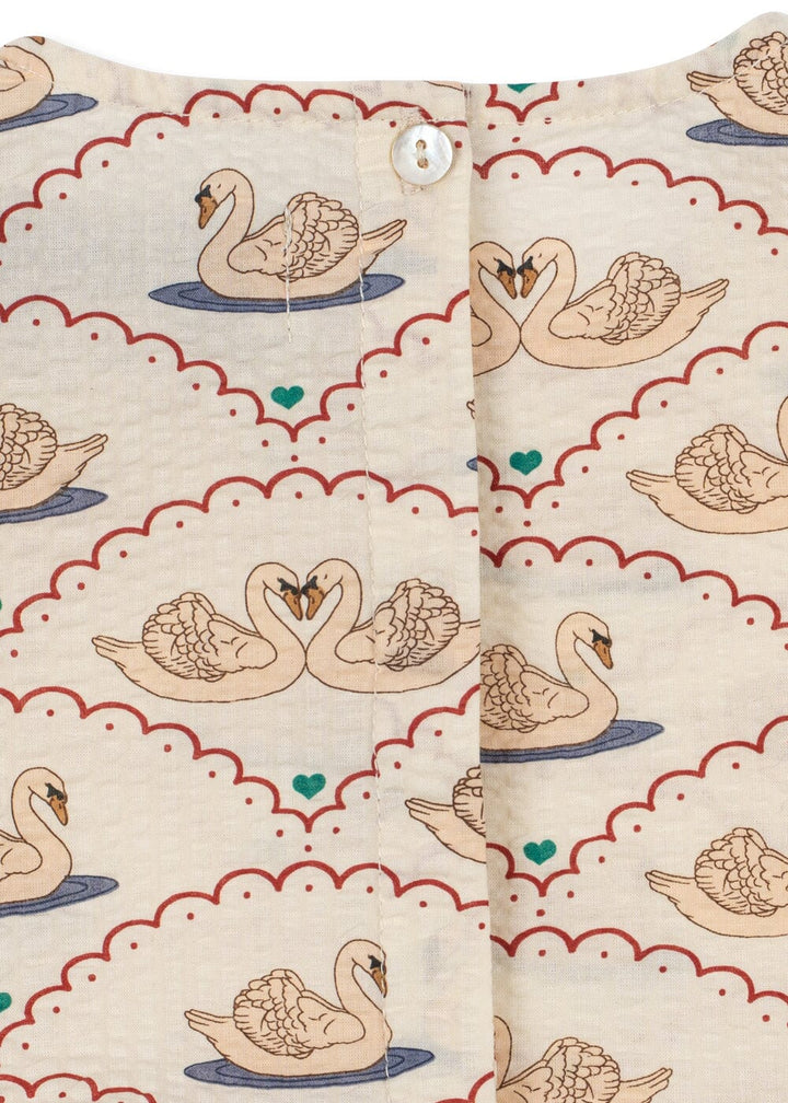Konges Sløjd - Noel Dress Gots Ks107622 - Swan