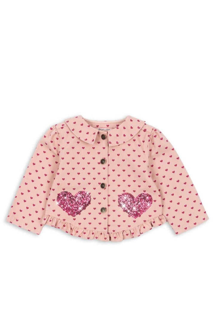Konges Sløjd - Nola Sequin Shirt Jacket Gots Ks103948 - Berry Coeur
