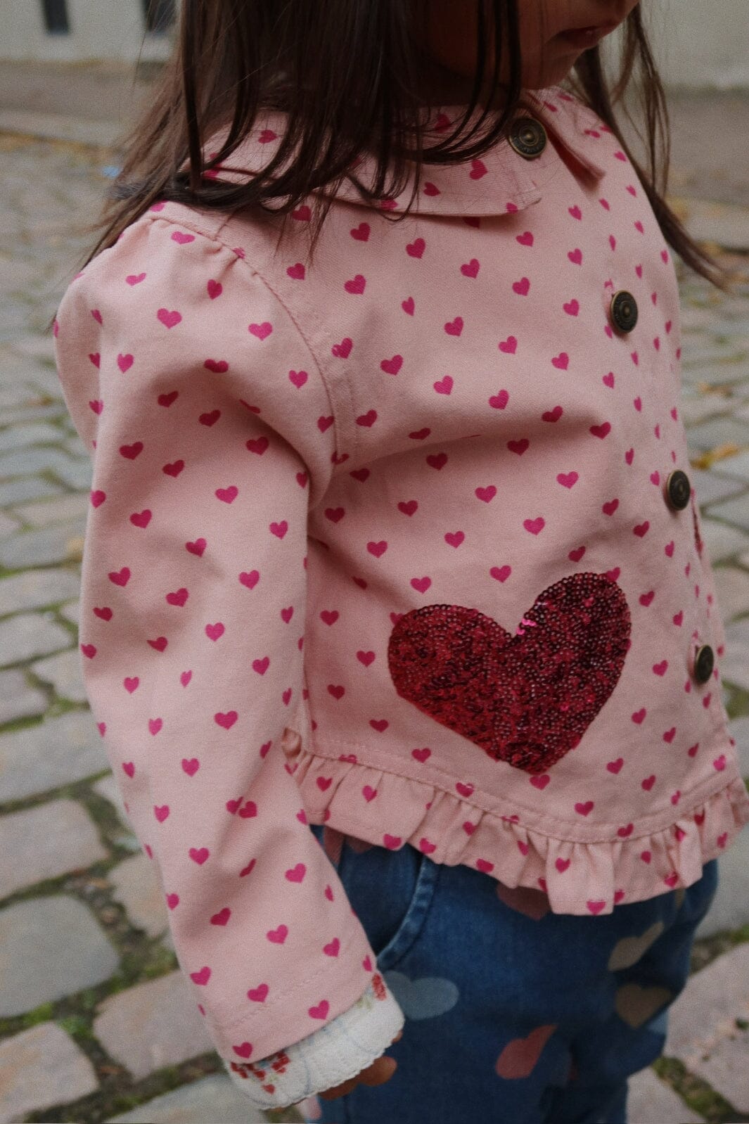 Konges Sløjd - Nola Sequin Shirt Jacket Gots Ks103948 - Berry Coeur
