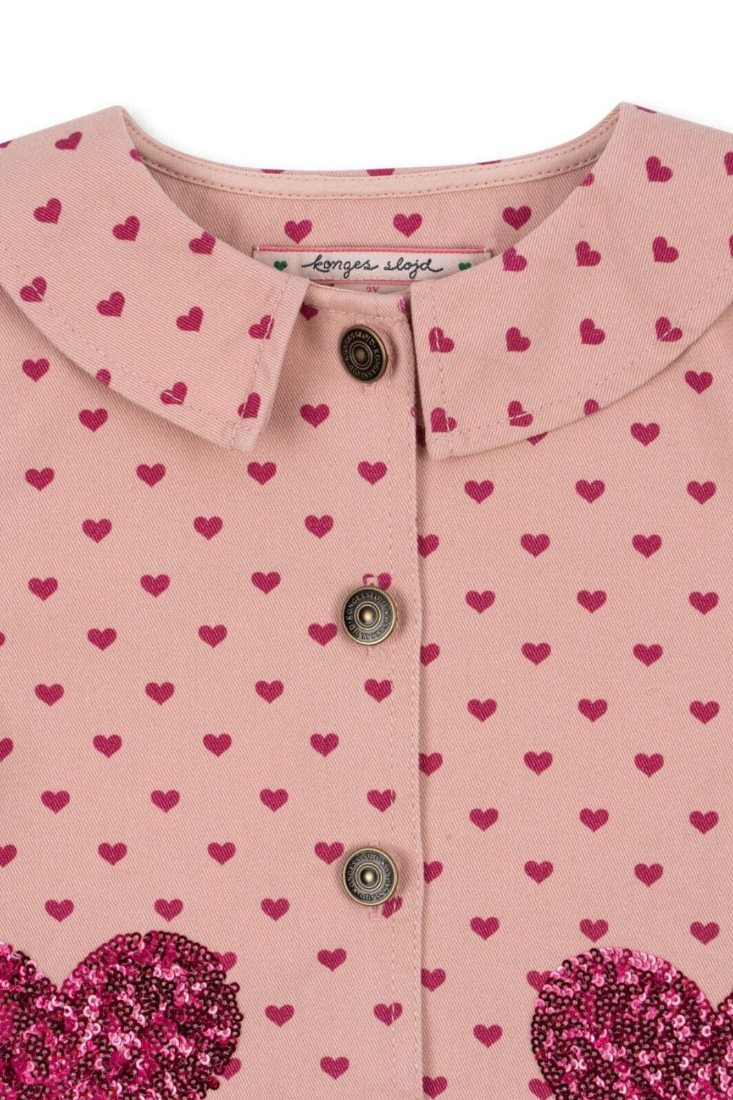 Konges Sløjd - Nola Sequin Shirt Jacket Gots Ks103948 - Berry Coeur
