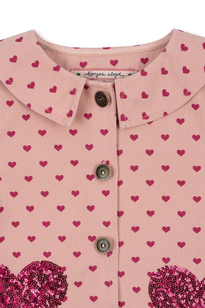 Konges Sløjd - Nola Sequin Shirt Jacket Gots Ks103948 - Berry Coeur