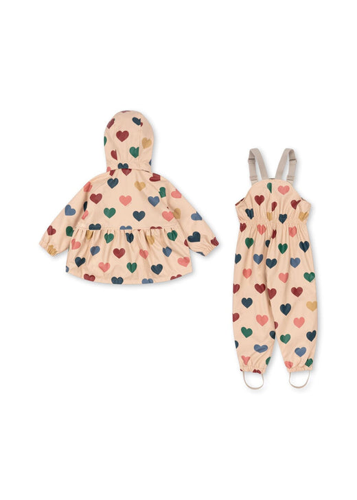 Konges Sløjd - Rainy Palme Set Girl Ks105764 - Bon Coeur Coloré Regntøj 