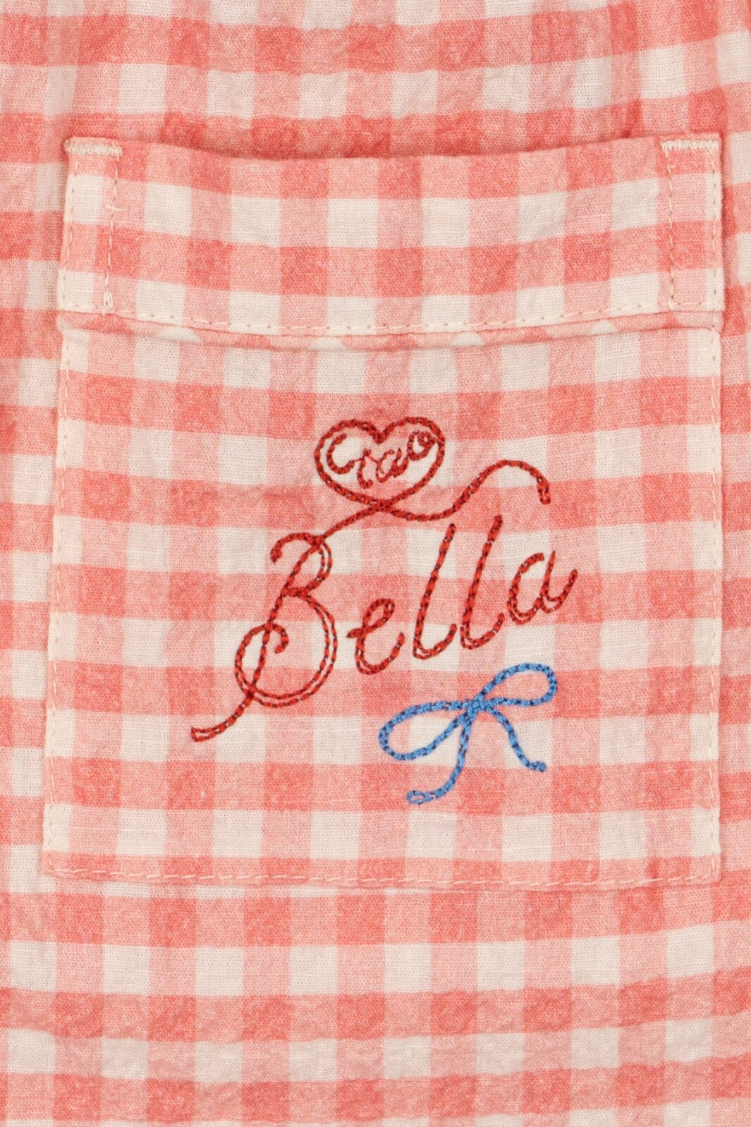 Konges Sløjd - Rhw X Ks Bella Pants Gots Ks103590 - Peach Blossom Check