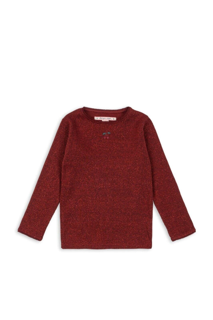 Konges Sløjd - Roli Blouse Ks104414 - Red Dahlia Bluser 