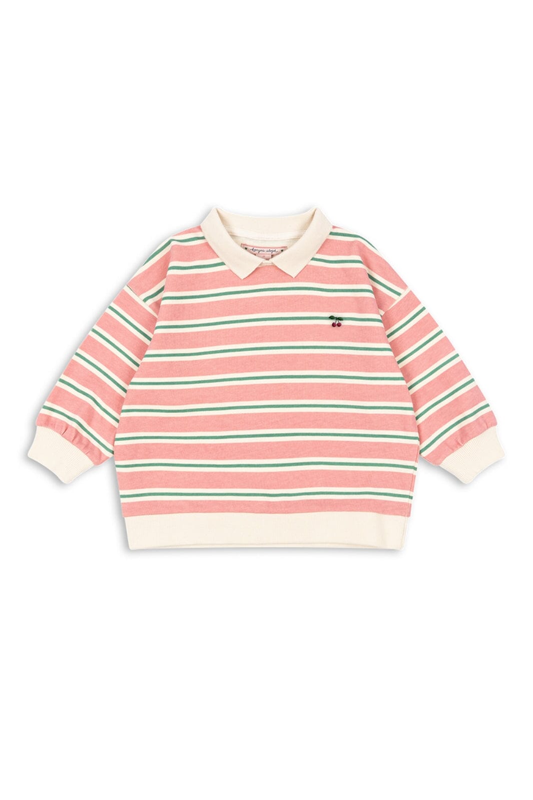 Konges Sløjd - Spotty Ls Polo Gots Ks104433 - Blush Bound Stripe Bluser 