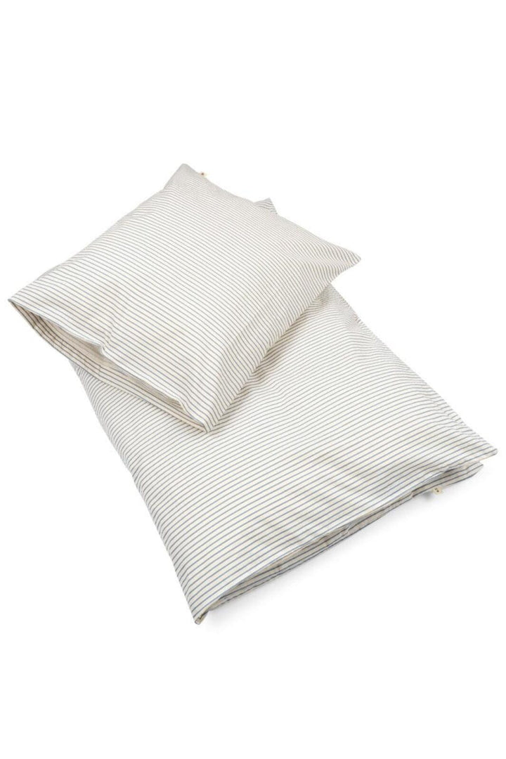 Konges Sløjd - Strandshavet Junior Bedding Gots Ks103999 - Stripe Bluie
