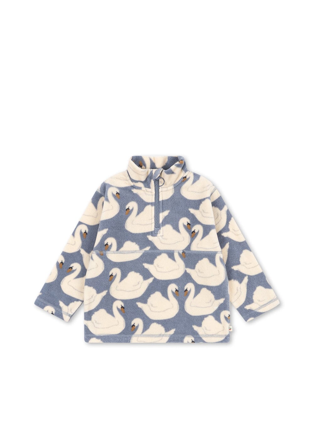Konges Sløjd - Tavi Fleece Sweatshirt Grs Ks105774 - Swan Fleece jakker 