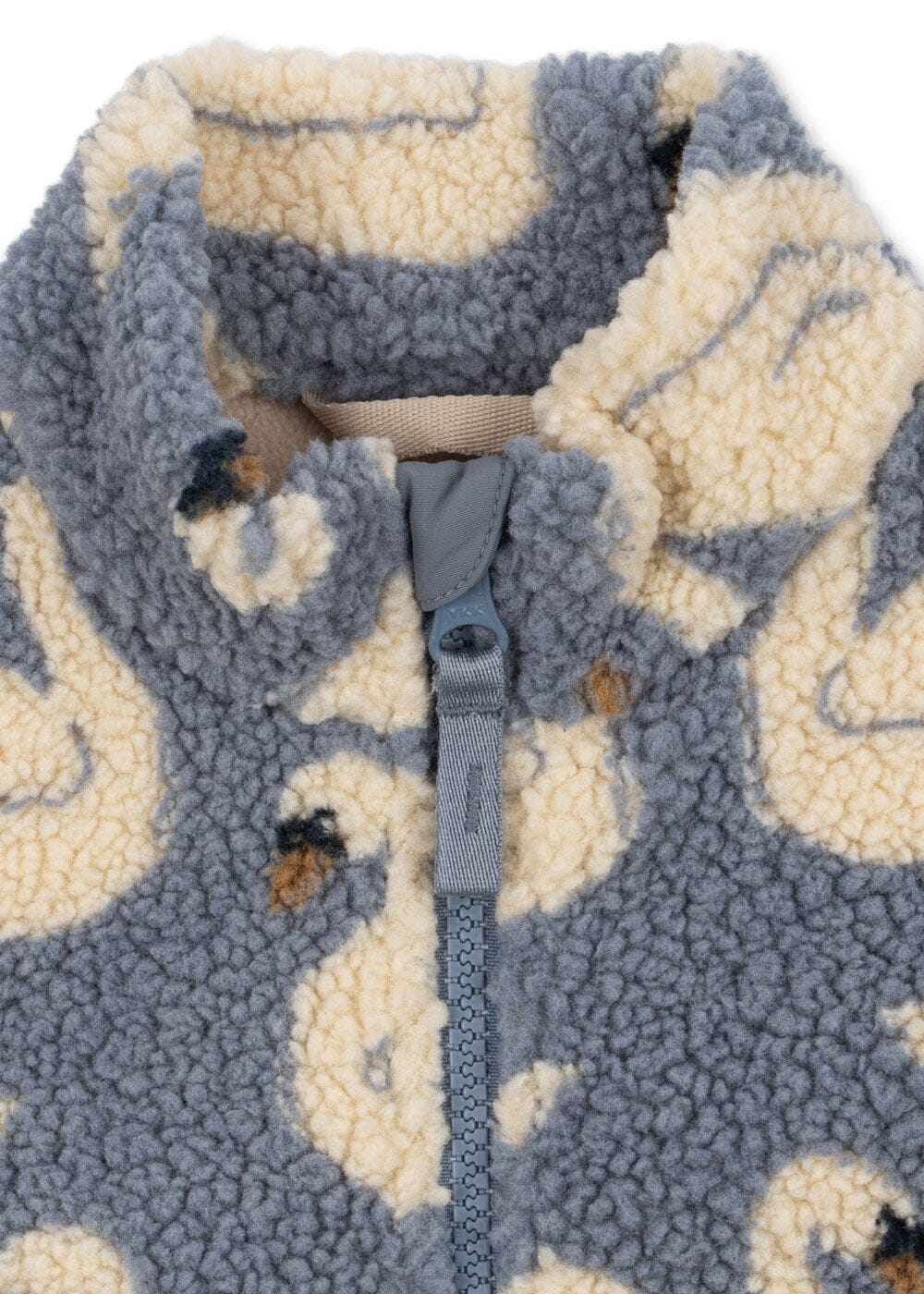 Konges Sløjd - Tavi Fleece Sweatshirt Grs Ks105774 - Swan Fleece jakker 