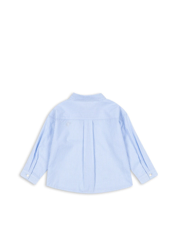 Konges Sløjd - Wes Shirt Gots Ks105135 - Blue Stripe Skjorter 