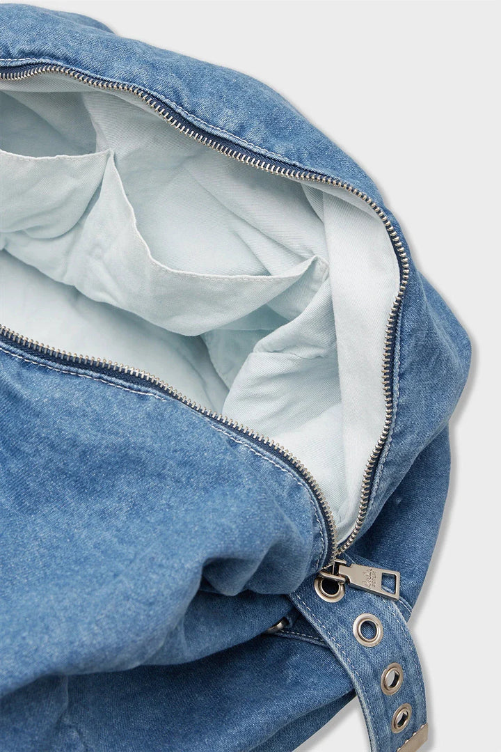 Lala Berlin - Big Bag Muriel 10014457 - Washed Blue Tasker 