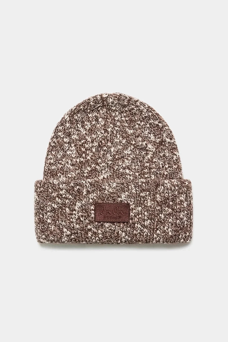 Lala Berlin - Lala Beanie 3 10025657 - Brown Melange Huer 