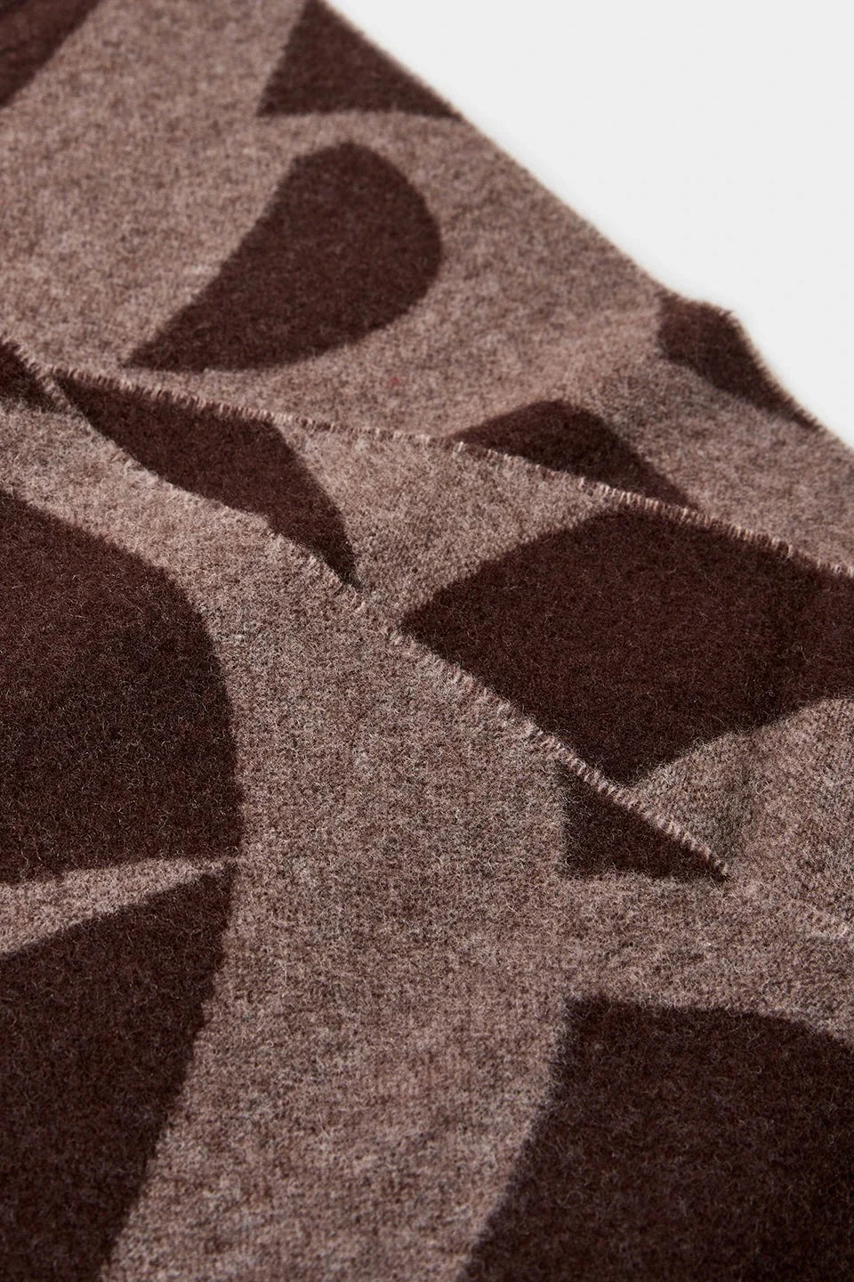 Lala Berlin - Lala Scarf 4 10025733 - Brown Halstørklæder 