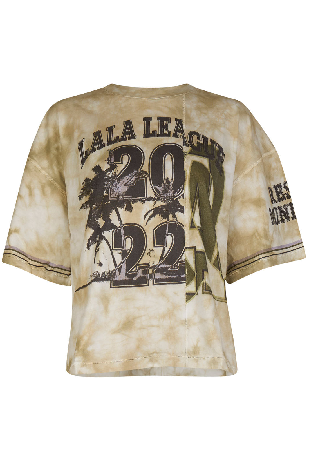 Lala Berlin - T-Shirt Creo - Green Tie Dye T-shirts 