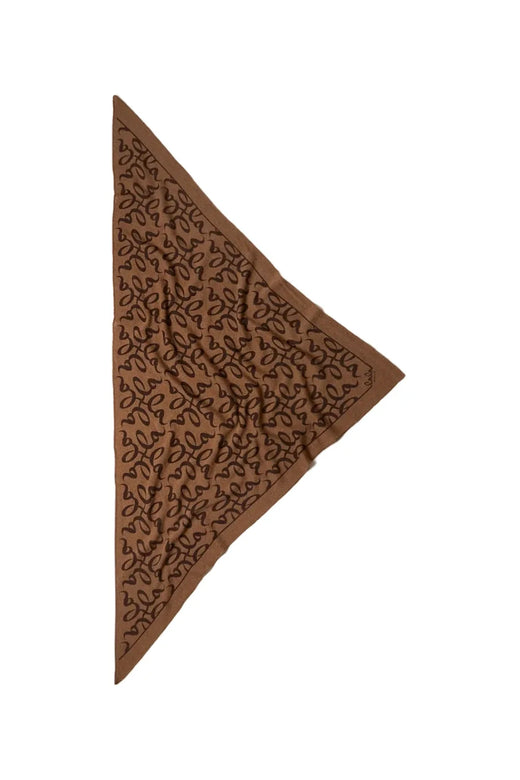 Lala Berlin - Triangle Lalagram M 10025580 - Tawny Halstørklæder 