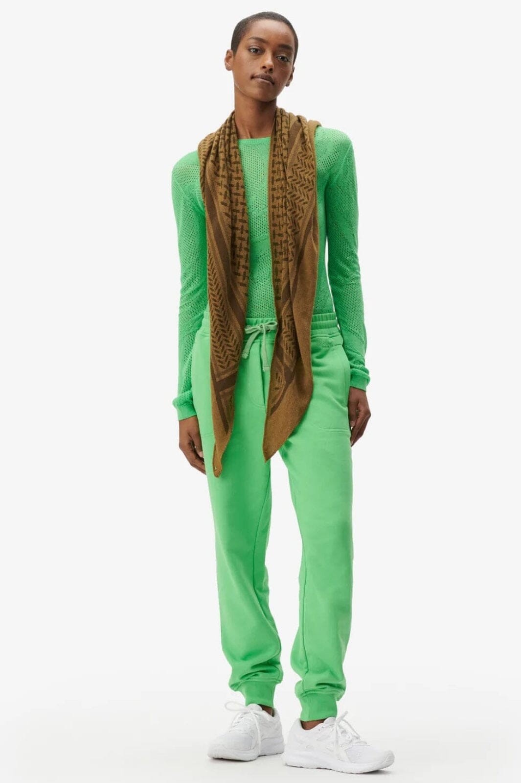 Lala Berlin - Triangle Trinity Classic M - dark mocca Tørklæder 