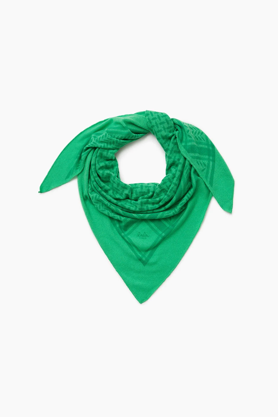 Lala Berlin - Triangle Trinity - Cra Cra/Green Tørklæder 