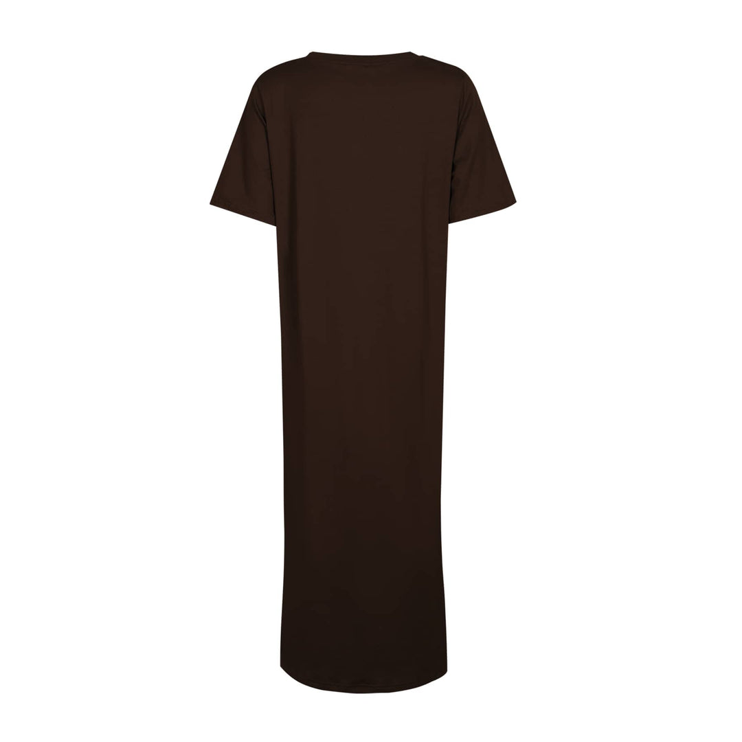 Liberte - Alma-Tshirt-Dress 9562 - Coffee Bean Kjoler 