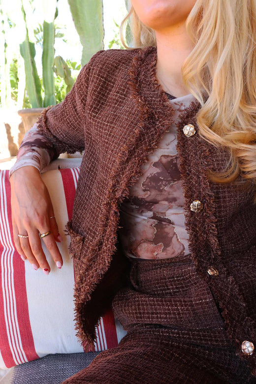 Liberte - Coco Ss Jakcet 22182 - Mocca Blazere 