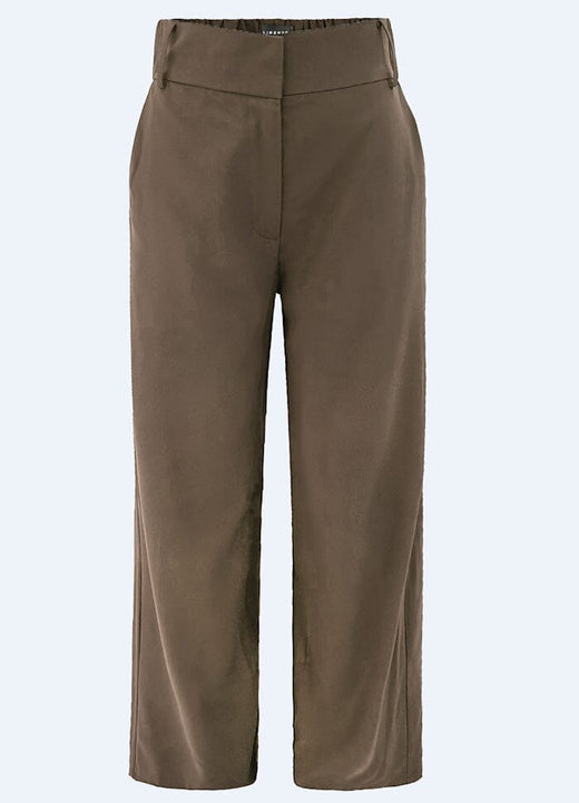 Liberte - Freddy Wide Pants 22366 - Nougat Brown Bukser 