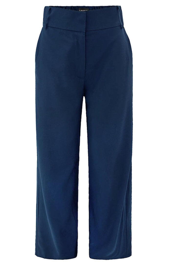 Liberte - Frede Wide Pants 22257 - Navy Bukser 