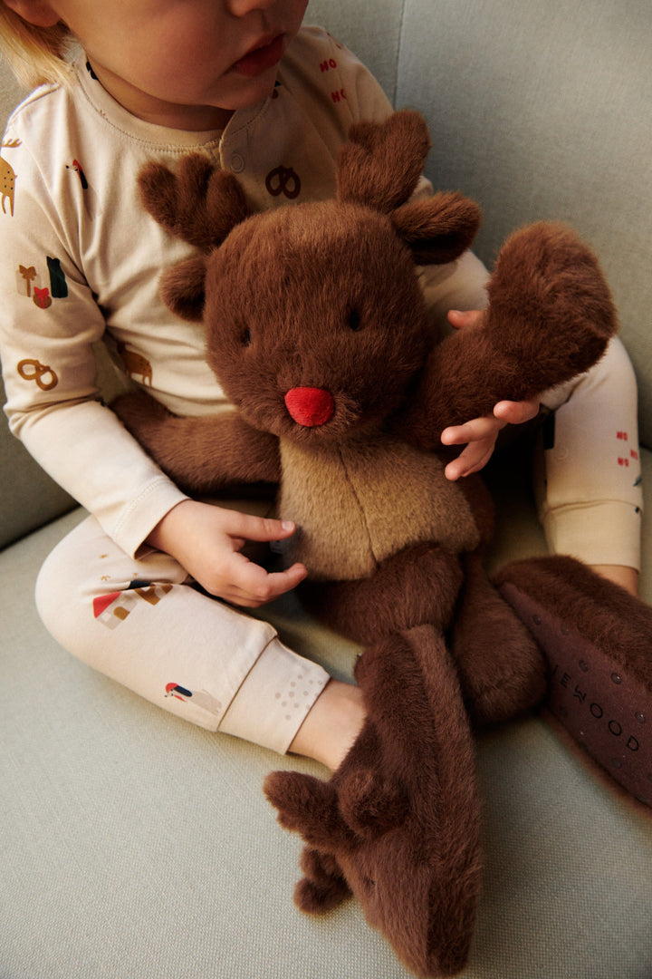 Liewood - Berto Reindeer Teddy LW19883 - Pecan Legetøj 