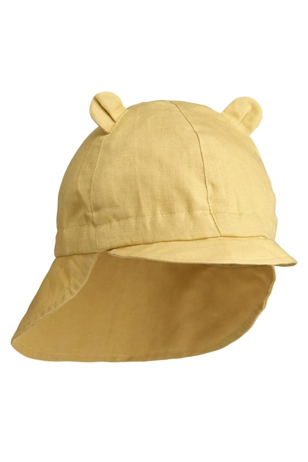 Liewood - Gorm Linen Sun Hat With Ears - Crispy Corn Sommerhatte & UV hatte 